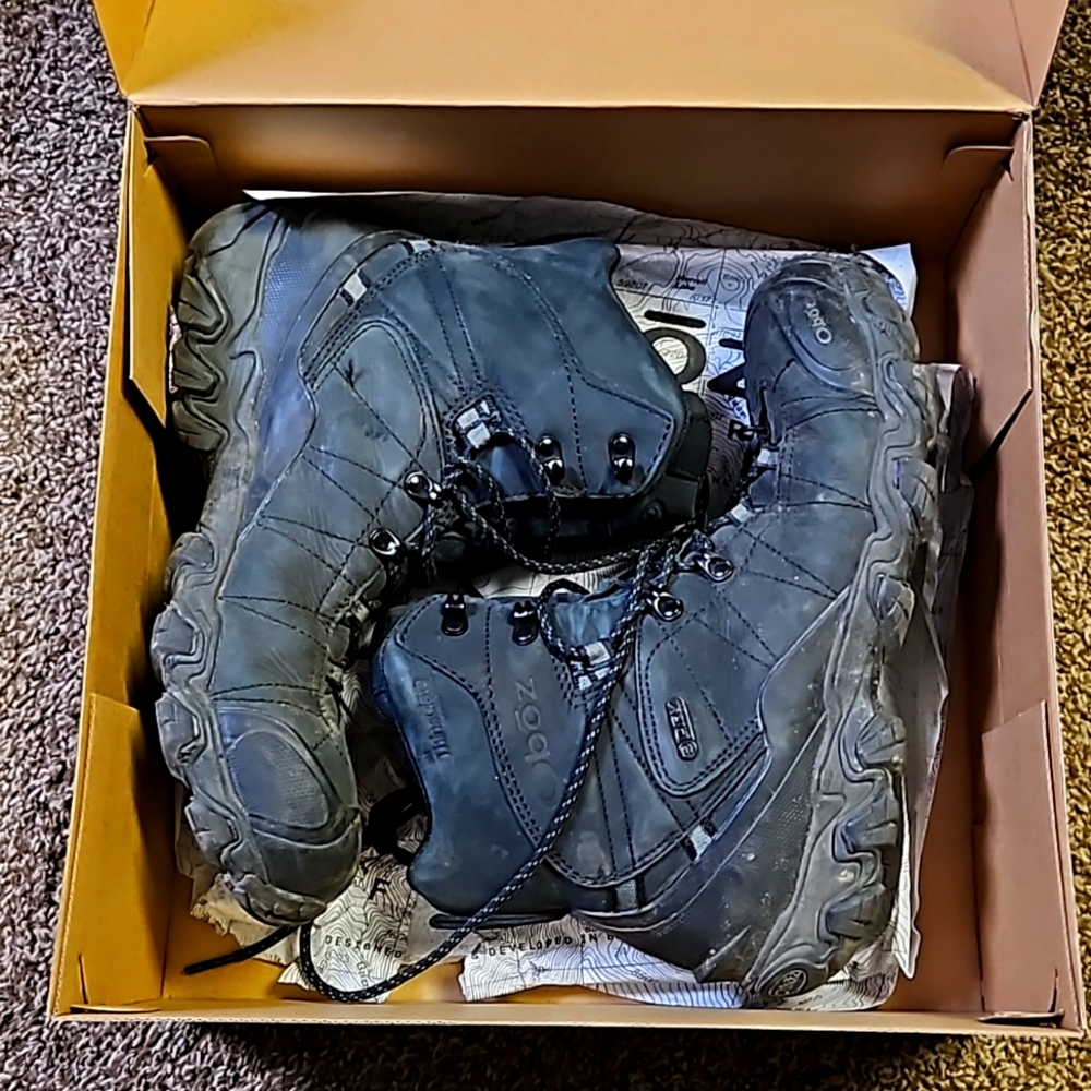 Oboz Bridger 8" insulated waterproof hiking boots